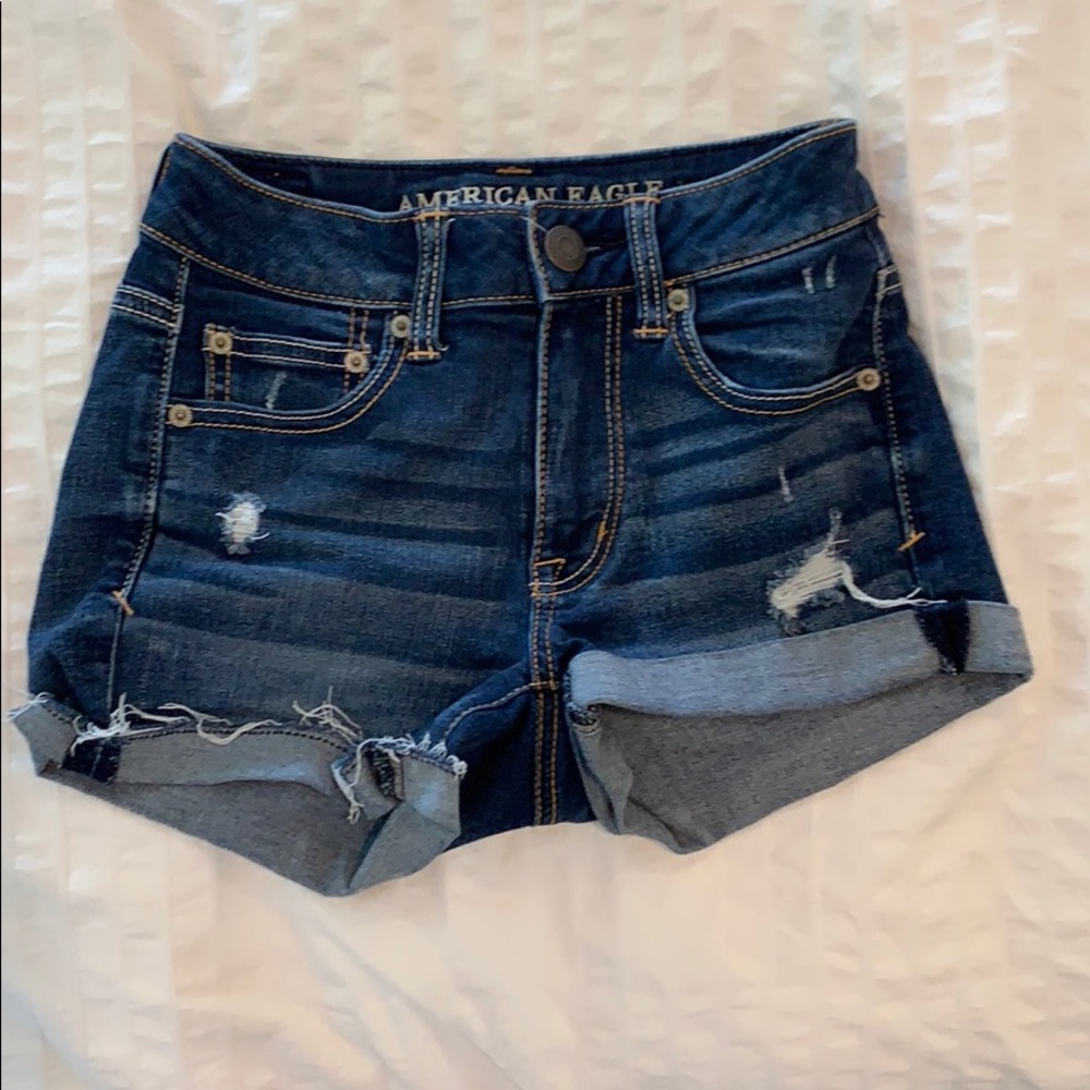 american eagle jean shorts
